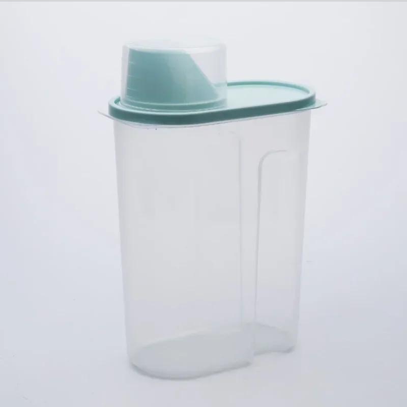 Dogs Bowl Pet Feed Container Dog Food Box Cat Feeder Bucket  Food Storage Barrel Measuring Cup Large Capacity Pet Supplies