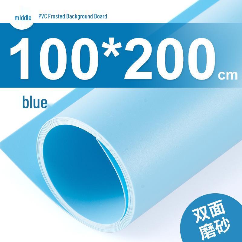 White Frosted PVC Photography Background Board - Waterproof Gray Reflective Cloth