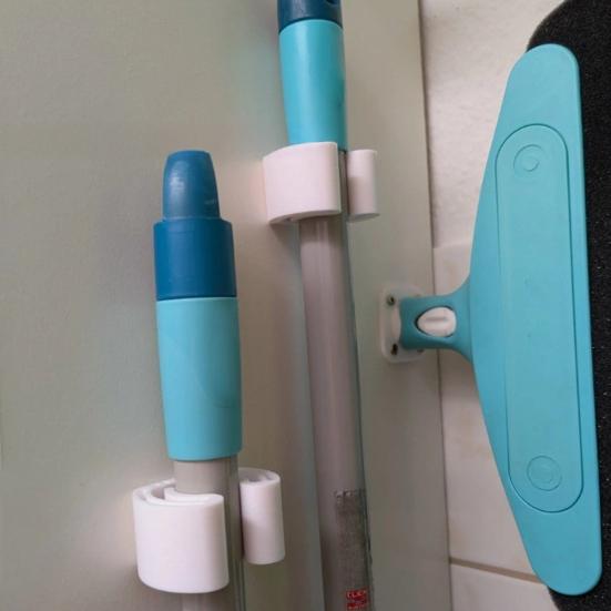 Yousheng 1/3Pcs Broom Holder Wall Mount 18/20/22MM Heavy Duty Plastic Mop Hanger Multi-functional Outdoor Garden Tool Hose Organizer Storage Rack