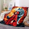 1pc Wolf and Red Hood Blanket - Lightweight Flannel Fleece with Digital Printing, Soft Warm for Sofa, Travel, Camping, Office yy251018294