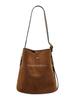 Bleecker 28 Beuteltasche Mit Metallbeschlägen Damen Umhängetasche Warmbraun CCC24-B4WBR