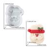 DIY Christmas Ornament Mold Multi-purpose Epoxy Resin Plaster Mold Candle Wax Mold  Gift Making