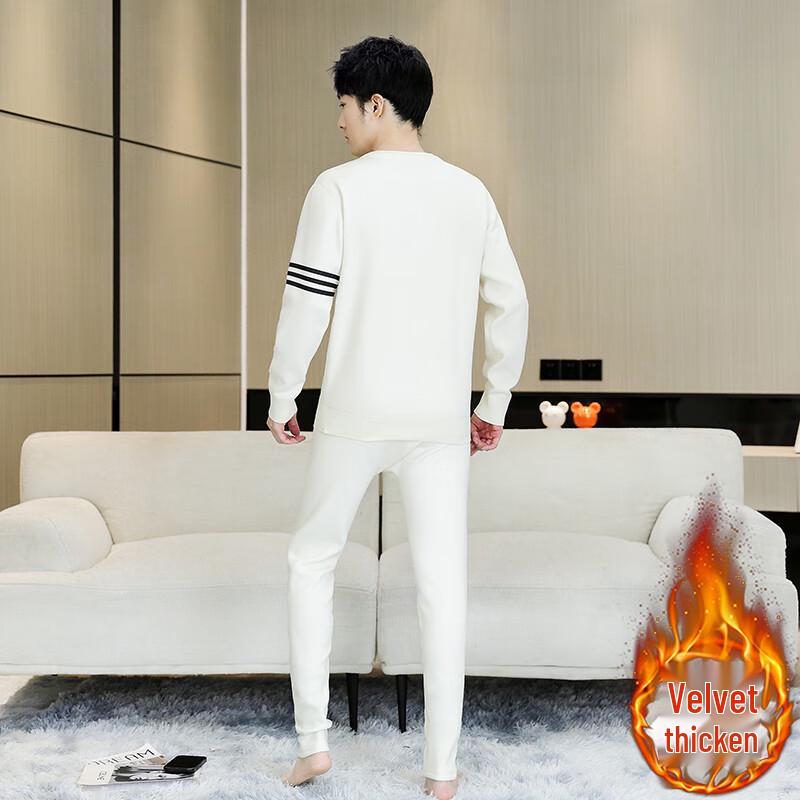 YUZHAOLIN Men's Fleece-Lined Thermal Underwear Set