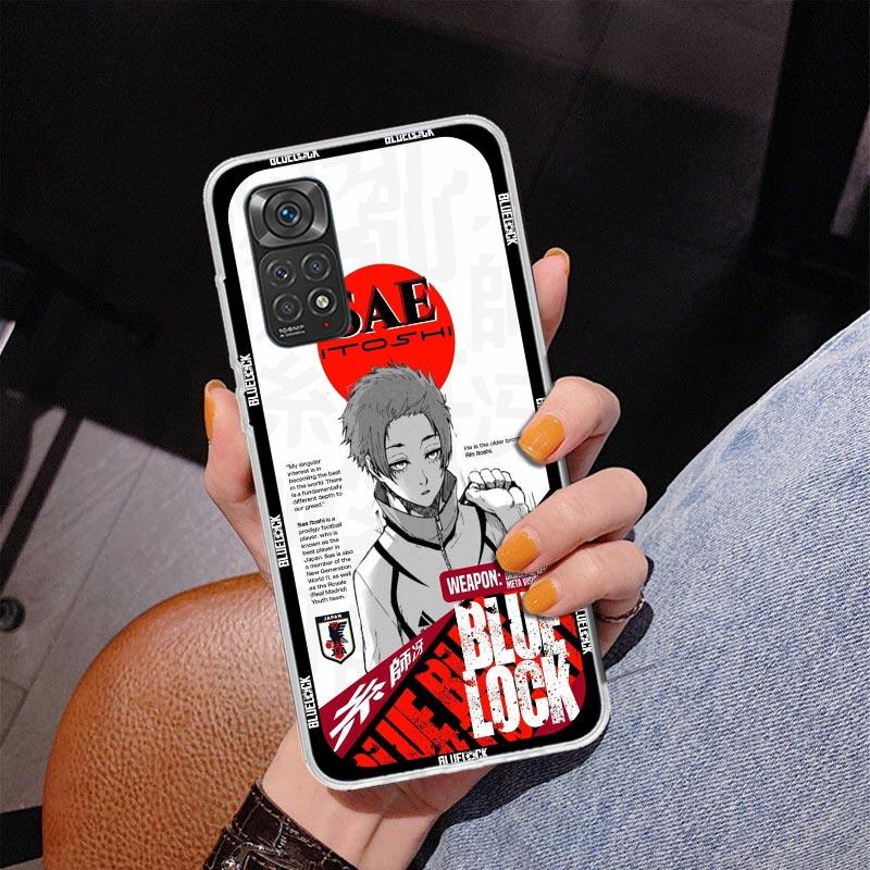 Blue Lock Anime Phone Case For Xiaomi Redmi Note 15 14 13 12S 12 11 Pro Plus 14S 11S 11E 10 10S 11T 5G Personalized Cover Redmi