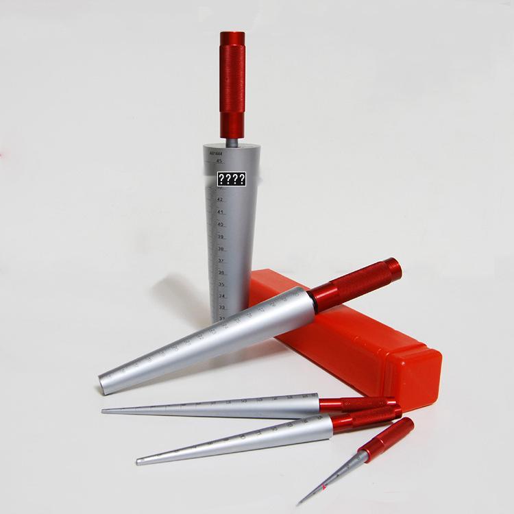 Inner & Taper Diameter Gauge Set, 1-6.5mm, 3°, 15°, 30°, 45° Taper Plug Gauges 1.5-6mm