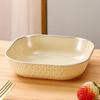 Plastic Fruit Plate White Spitting Bone Dish Household Sauce Dish  Dinning Table