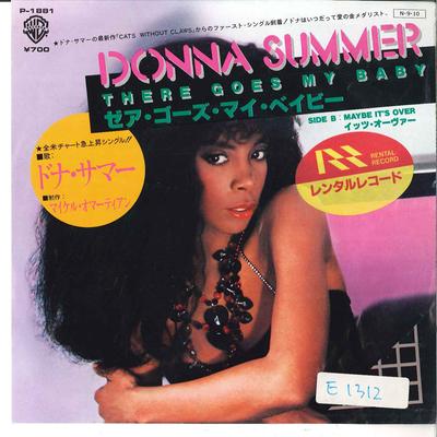 7inch Record DONNA SUMMER - There Goes My Baby P1881 WARNER BROS 1984 Japan Soul/Funk Used