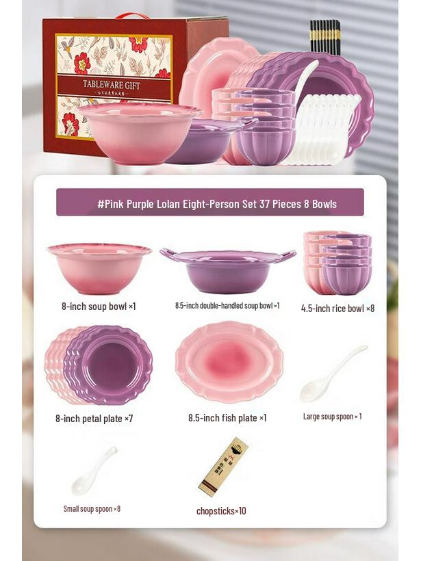 Maud Lanca Petal Ceramic Dinnerware Set