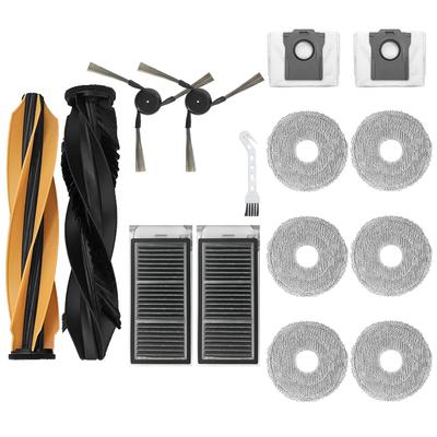 Zubehör für Dreame X50 Ultra Roboterstaubsauger Ersatzteil-Set,Hauptbürste,Seitenbürste,Staubbeutel,HEPA-Filter,Wischmopps