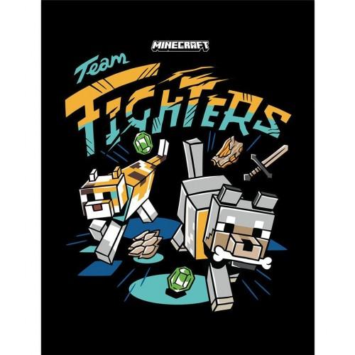 Minecraft Team Fighters Printed Framed Poster
