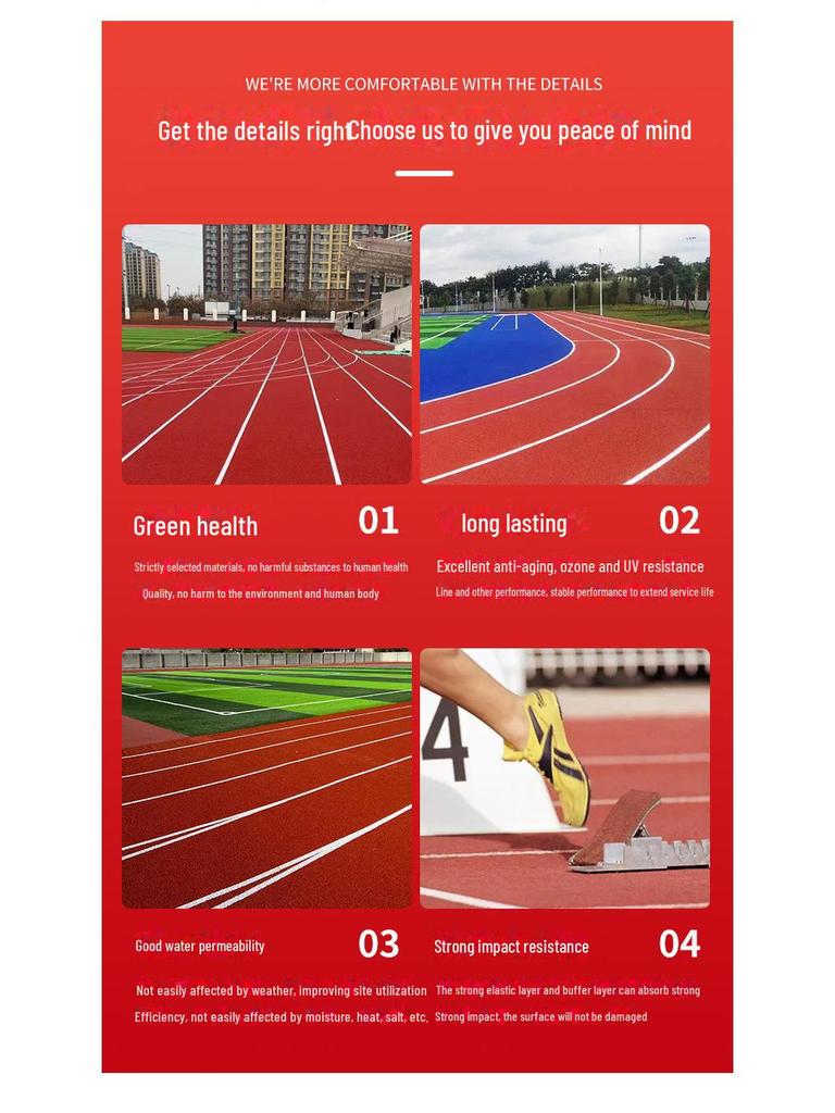 Kindergarten EPDM Rubber Playground Runway