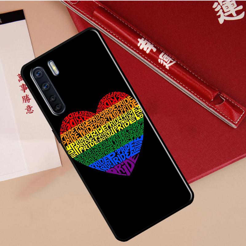 Gay Lesbian Lgbt Rainbow Pride Case For Oppo A94 A18 A74 A57 A17 A77 A38 A58 A78 A98 A54 A80 A60 A40 A96 A76 A16 A15 A5 Pro