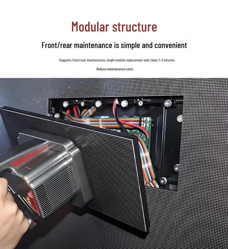 LED Reception Display: Creative Desk or Counter Screen for Hotels, Bars, and Exhibitions