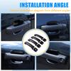LLKUANG Car Exterior Door Handle Cover Fit for Toyota Tundra 2007-2021 Sequoia 2008-2020,Door Handle Cover Outside Door Handle Protector Shell