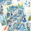 Miniature Scene PET Sticker Decorative Scenery Sticker For Journal Notebook Scrapbooking Phone Case and Album Decoration
