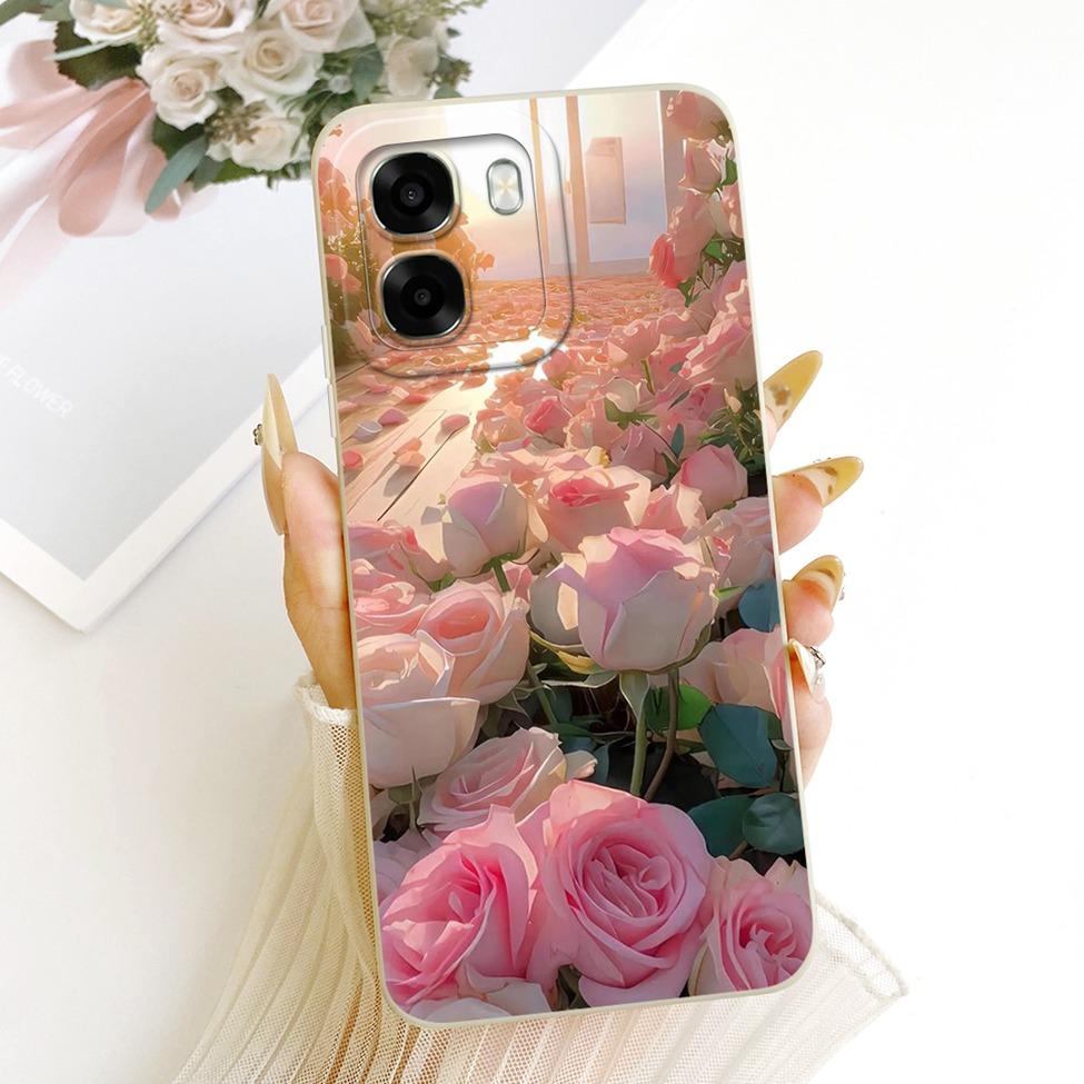 For Oppo A6 4G CPH2817 Casing For Oppo A6 5G Cover Luxury Fashion Cute Funny Painted Silicone Case For Oppo A6 CPH2831 PLT120
