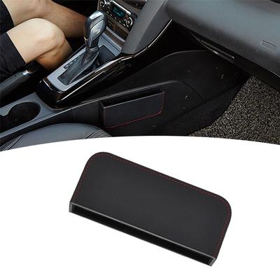 Car Seat Gap Multifunctional Storage Box Driver Side Seat Gap Organizer Phone Holder Box Black Car Decor Accessories Interior