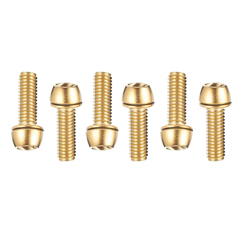 

ENLEE Bike Stem Screws Bolt Stainless Steel MTB Bicycle Handlebar Screws Titanium-plated Lightweight Bike Parts Accessories