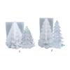 Christmas Tree Setting Ornaments Silicone Mold Epoxy DIY Decoration Making Candle Melt Resin Polymer Clay Home Decor