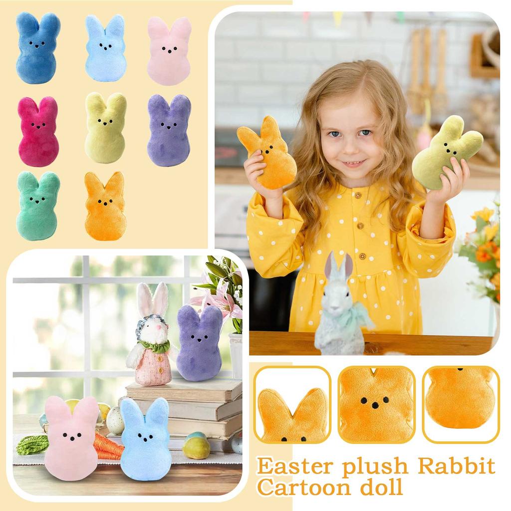 15cm Easter Plush Peeps Bunny - Hot Item Plush Toy Cartoon Doll