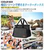 Large Capacity 30L Cooler Soft Cooler Perfect for Sports Cherry Blossom Club and Dark Gray Box, Water-Resistant, Abrasion-Resistant, 4-Layer