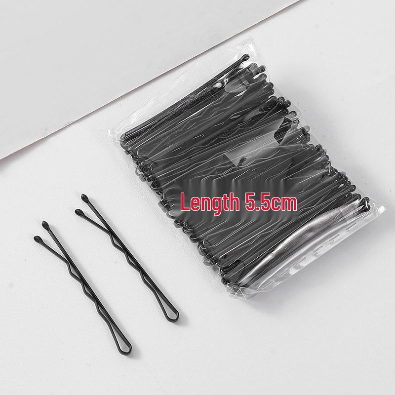

50-200 шт. Чорні U-подібні шпильки-невидимки та пласкі затискачі для укладання волосся