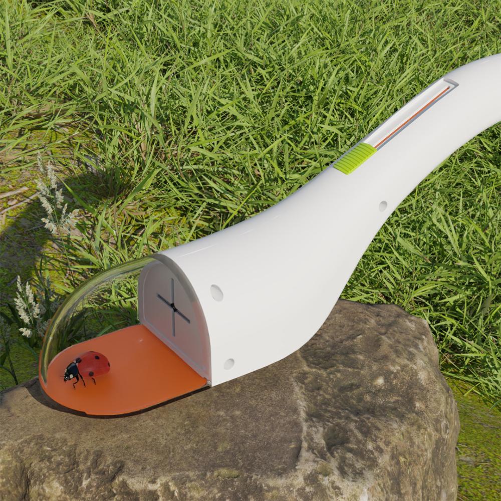 Portable Transparent Insect Catcher for Indoor and Outdoor Children's Toys, Push Type Insect Observer for Outdoor Exploration