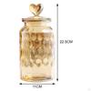 Airtight Food Jars Glass Jar Tea Canister Cookie for Nuts Beans Pasta