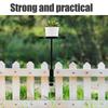 Adjustable Metal Plant Stand Black Iron Flower Rack for Windowsill Succulent Window Shelf Clamp-on Indoor Planter Shelf Garden