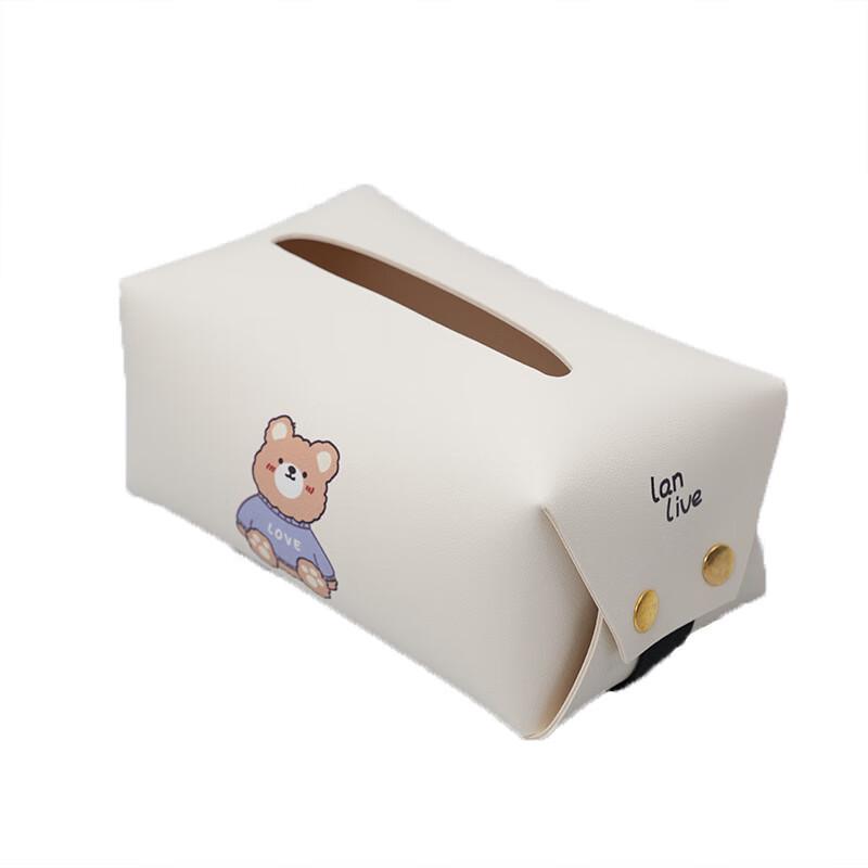 Leather Car Tissue Box