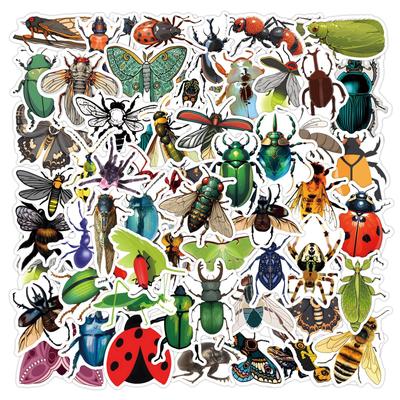 55 New BUG Graffiti Stickers Decorative Skateboard Water Cup Helmet Waterproof Stickers