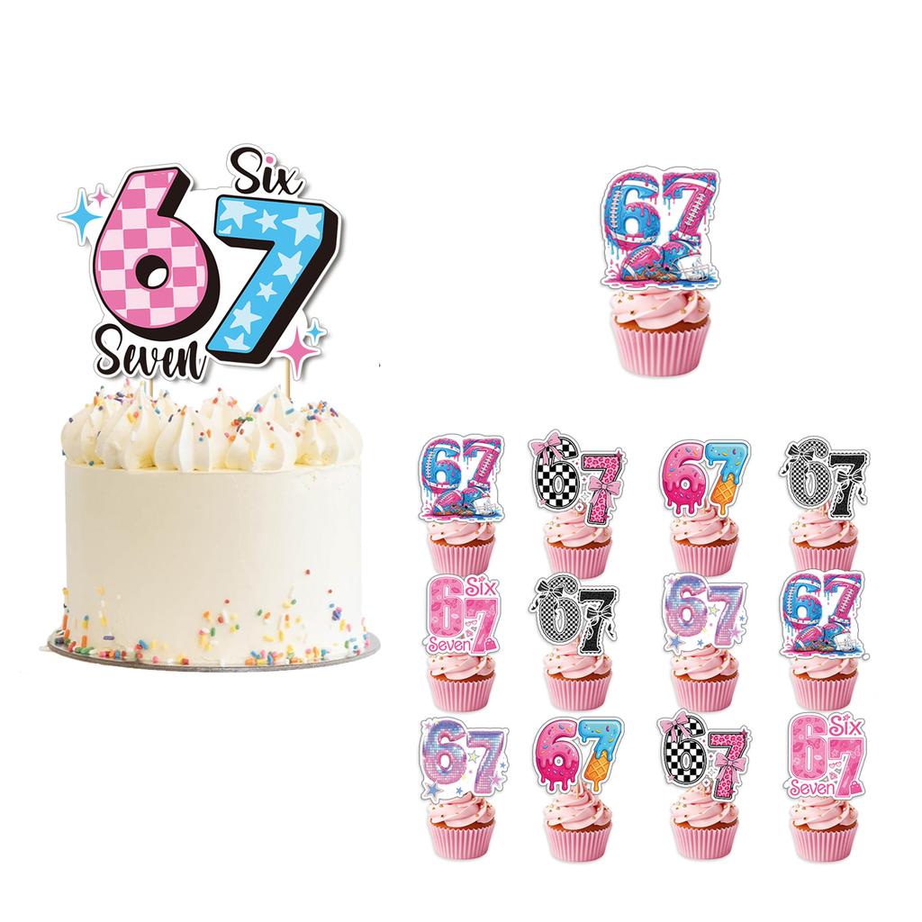 Witch Hunters Birthday Theme Party Decoration Banner Pull Flag Cake Flag - Set