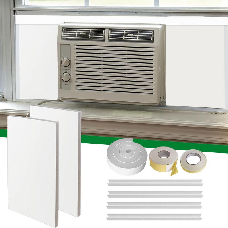 Insulation EVA Board 2 Pieces Window AC Unit Insulation EVA Board Hot Weather And Winter Insulating Accessories For Restaurant