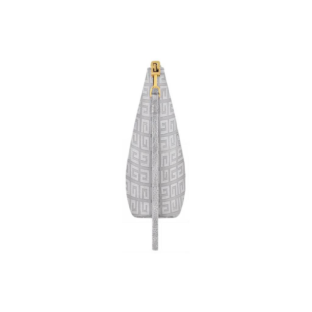 Givenchy 4G Allover Pattern Zip Closure Leather Travel Clutch Women Clutch Gray BB60KSB18Z-050