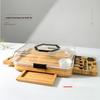 Miling Bamboo Cheese Board with Pull-Out Drawer