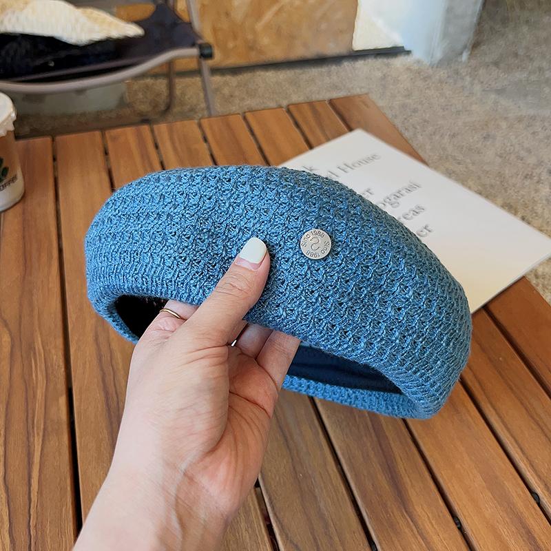 New beret women's summer versatile breathable thin painter hat fashionable big head circumference hat showing small face