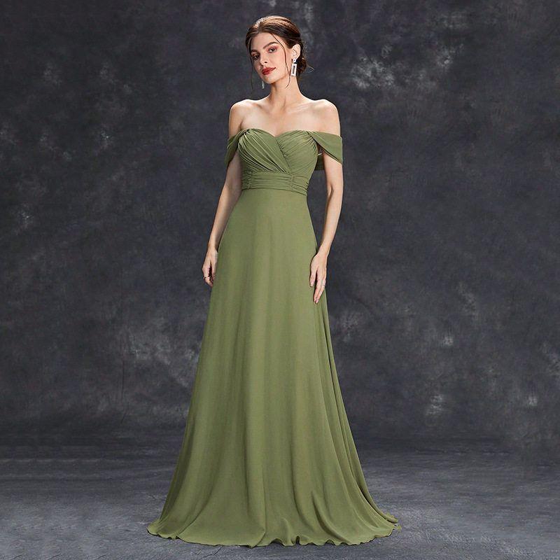 

Evening dress Guest dresses High Sense Banquet Temperament Host Student Socialite Light Luxury Graduation Guest dresses Tall Long dress Picture Color--Al4238 S