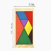 Wooden Tangram Brain Teaser Puzzle Educational Developmental Kid Toy Top Quality