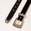 2000s Waistbelt for Women Decorative Belt for Pants Skirt Fashion Leopard Pattern Belt Popular Belt Elegant Buckle Belt