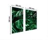 SZKLANA PŁYTA OCHRONNA DESKA 75x52 MONSTERA