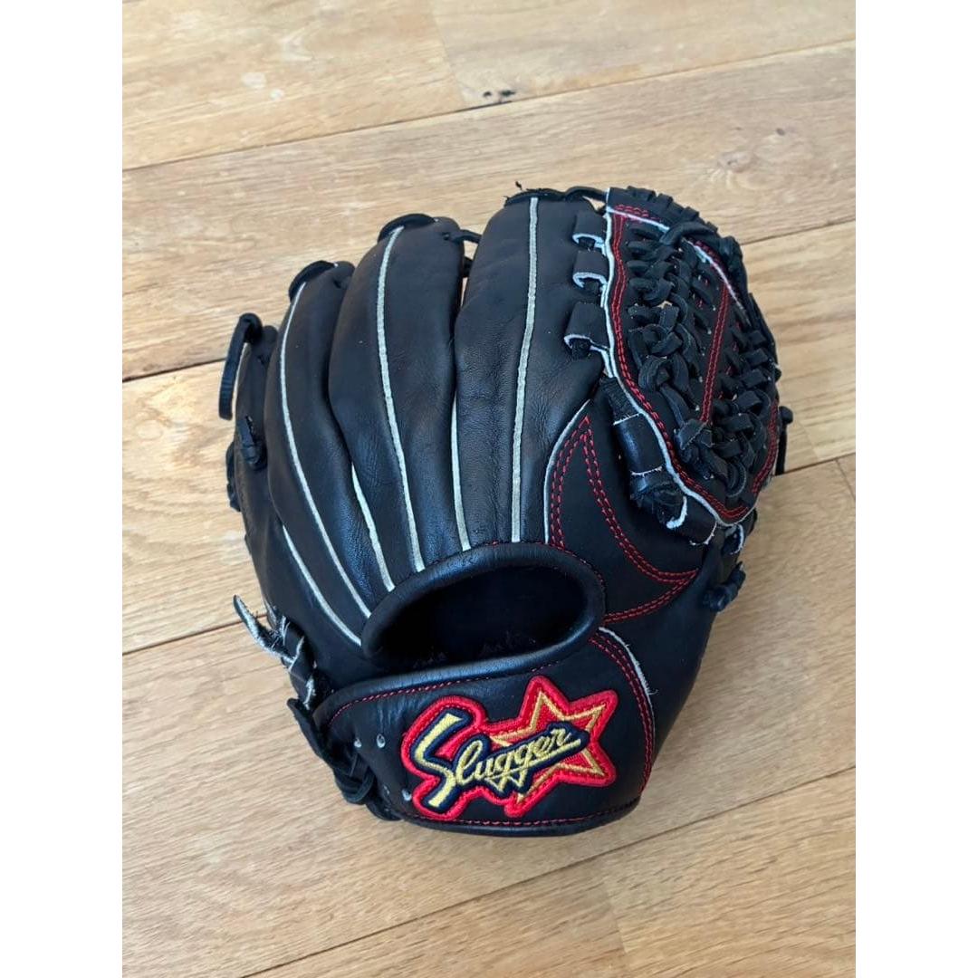 Used Slugger Soft Gloves Black Elementary School Lower Grades