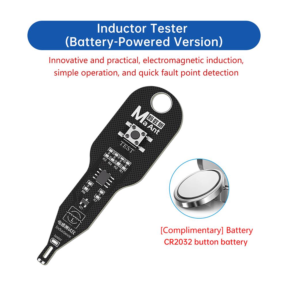 M093 M093B Inductance Tester Electromagnetic Induction Quick Fault Check PC Repair Motherboard Coil Tester Inductor Detector