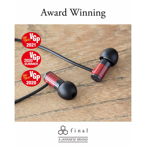 Final E1000 In-Ear Earphones (Black) FI-E1DPLBL