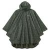 Montbell Print Trekking Rain Poncho Dark Green Jbwixuja052