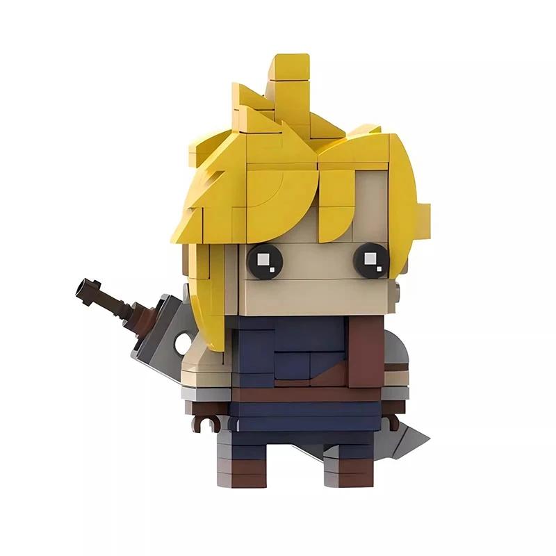 Game Series Fantasyed Action Figures Building Blocks MOC Zack Fair Tifa Aerith Cloud Mog Assembly Model Puzzle Toy Birthday Gift