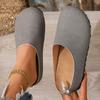 Women Flats Suede Slippers Fashion Casual Mules Shoes 2025 Autumn Designer Slingback Sandals Classical New Trends Zapatos Mujer