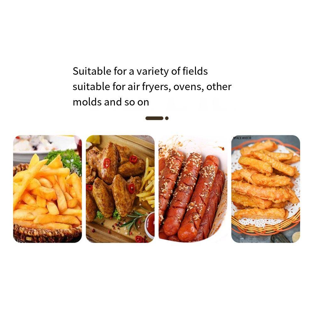 Multi-color Silicone Air Fryer Liners Airfryer Silicone Basket Oven Microwave Accessories