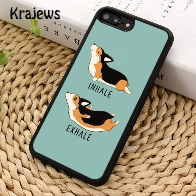 Inhale Exhale French Bulldog Bull Jack Russell Terrier Yoga For iPhone 17 Air 16 Phone Case Cover 15 14 plus 12 13 pro max
