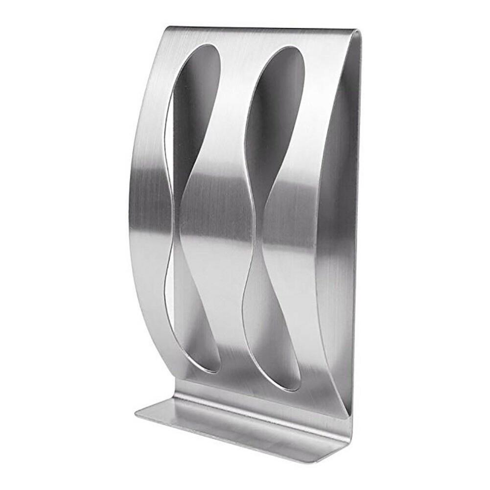 

Stylish and Practical Stainless Steel Toothbrush Wall Holder with Suction Cups Two holes