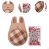 Cute Pin Cushion with Pins Ball Head Sewing Set DIY Craft Accessories Small Wooden Base